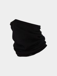 4F Szal-koło w kolorze czarnym rozmiar: onesize. Czarne szaliki i kominy 4f, bez wzorów, ze skóry. Za 61.95 zł.