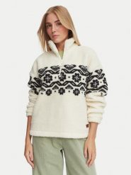 Roxy Polar ERJPF03178 Kremowy Relaxed Fit. Białe bluzy z polaru Roxy, xl, bez wzorów, z polaru. Za 319.99 zł.