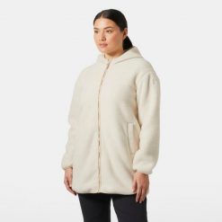 Damska bluza dresowa Helly Hansen Maude Pile. Białe bluzy bez kaptura Helly Hansen, bez wzorów, z dresówki, bez kaptura. Za 510.50 zł.