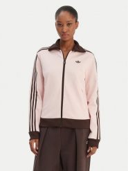 Adidas Bluza adicolor Classic KC6854 Różowy Regular Fit. Czerwone bluzy adidas, l, bez wzorów, z bawełny, bez ramiączek, bez kaptura. Za 329.99 zł.