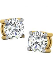 Diamant Vendôme Złote kolczyki-wkrętki z diamentami rozmiar: onesize. Żółte kolczyki Diamant Vendôme, z diamentem, złote. Za 956.99 zł.