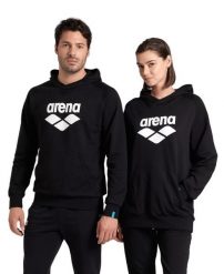 Bluza Arena ARENA HOODED SWEAT GRAPHIC BLACK XS. Czarne bluzy z kapturem Arena, xs, bez wzorów, z bawełny, z kapturem, do pływania. Za 269.99 zł.