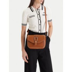 Torebka Beverly Hills Polo Club. Brązowe listonoszki Beverly Hills Polo Club, bez wzorów, bez dodatków. Za 177.99 zł.