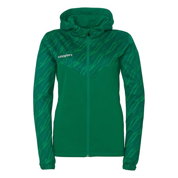 Damska kurtka z kapturem Uhlsport Progressive 28. Czarne kurtki Uhlsport, m, bez wzorów, eleganckie, z kapturem. Za 272.80 zł.