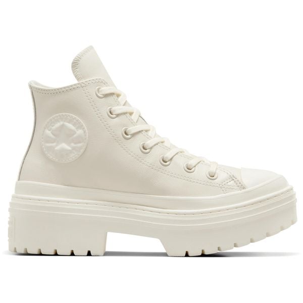 Adidasy Converse Chuck Taylor All Star Lugged Heel Leather, Kobiety. Brązowe buty sportowe lifestyle Converse, bez wzorów, ze skóry, retro, bez zapięcia. W wyprzedaży za 373.75 zł.