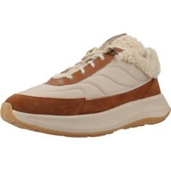 Buty FITFLOP MODE FLOW SHEARLING-MIX SNE Brązowy. Brązowe trekkingi FIT FLOP, bez wzorów, ze skóry, bez zapięcia, trekkingowe. W wyprzedaży za 522.55 zł.