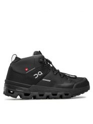 On Trekkingi Cloudtrax 3WD1088 Czarny. Czarne buty trekkingowe On, ze skóry, bez zapięcia. Za 759.99 zł.
