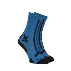 Skarpety X-Socks Trailrun Discover Crew Blue Black. Czarne skarpetki X-Socks, bez wzorów. Za 72.00 zł.