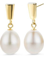 Diamant Exquis Złote kolczyki-wkrętki z perłami rozmiar: onesize. Białe kolczyki Diamant Exquis, z perłą, złote. Za 652.99 zł.
