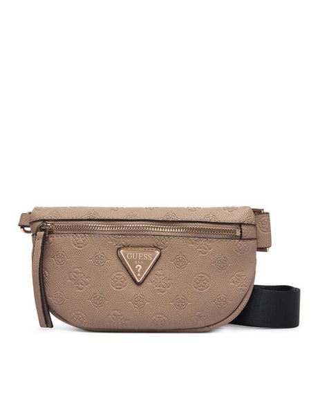 Guess Torebka Devon TWDP97 45083 Beżowy ciemny. Brązowe listonoszki Guess, z aplikacjami, ze skóry, bez dodatków. Za 494.99 zł.