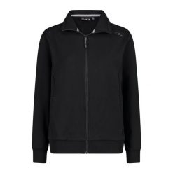 Damska bluza zapinana na zamek CMP. Zielone bluzy CMP, bez wzorów, z bawełny, bez ramiączek, bez kaptura. Za 257.85 zł.