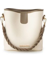 Vince Camuto Torebka "Venice" w kolorze beżowo-oliwkowym - 18 x 20 x 10 cm rozmiar: onesize. Brązowe torebki klasyczne Vince Camuto, bez wzorów, z materiału, przez ramię, bez dodatków. Za 144.92 zł.