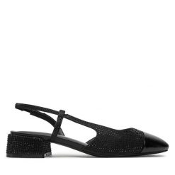 Sandały Call It Spring. Czarne sandały Call it Spring, bez wzorów, bez obcasa, na słupku, bez zapięcia. Za 179.99 zł.