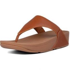 Skórzane sandały damskie FitFlop Lulu. Brązowe sandały FIT FLOP, bez wzorów, z materiału, eleganckie, bez obcasa, bez zapięcia. Za 442.50 zł.