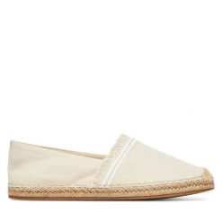Espadryle Tommy Hilfiger. Brązowe espadryle Tommy Hilfiger, bez wzorów, bez obcasa. Za 309.99 zł.