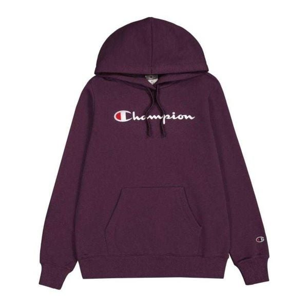 Damska Bluza Z Dużym Logo. Czarne bluzy Champion, l, bez wzorów, z bawełny, z kapturem. Za 310.99 zł.