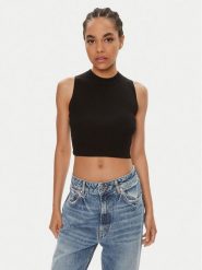 Hugo Top Sepinn 50514314 Czarny Slim Fit. Czarne topy Hugo, xl, bez wzorów, z wiskozy, bez kołnierzyka, bez ramiączek. Za 359.99 zł.
