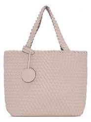 Ilse Jacobsen Dwustronny shopper bag w kolorze beżowo-szarym - 46 x 38 cm rozmiar: onesize. Brązowe shopper bag Ilse Jacobsen, bez wzorów, z materiału, na ramię, bez dodatków. Za 86.99 zł.