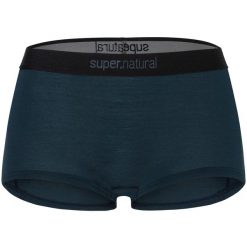 Bokserki termoaktywne damskie SUPER.NATURAL Tundra 175 Boyfriend Hipster. Niebieskie bokserki damskie super.natural, bez wzorów. Za 149.99 zł.