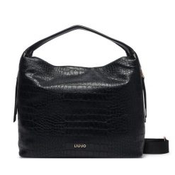 Torebka Liu Jo. Czarne shopper bag Liu Jo, bez wzorów, bez dodatków. Za 679.99 zł.