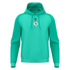 Bluza z kapturem Macron Horn. Niebieskie bluzy z kapturem Macron, xs, bez wzorów, z materiału, z kapturem, na golfa. Za 244.00 zł.
