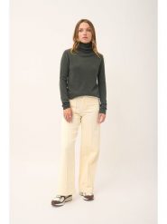 Just Cashmere Kaszmirowy sweter "Ava" w kolorze khaki rozmiar: XL. Brązowe swetry Just Cashmere, xl, bez wzorów, z kaszmiru, bez ramiączek. Za 370.71 zł.