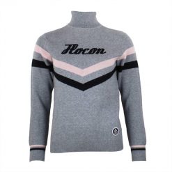 Damski sweter z golfem Peak Mountain Acioto. Szare swetry Peak Mountain, na zimę, xl, bez wzorów, sportowe, bez ramiączek. W wyprzedaży za 191.00 zł.