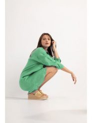 Josephine & Co Tunika "Dwight" w kolorze zielonym rozmiar: 38. Zielone tuniki Josephine & Co, bez wzorów, ze lnu, bez kołnierzyka, bez ramiączek. Za 344.95 zł.