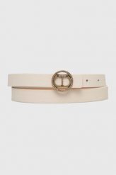 Twinset pasek damski kolor beżowy. Brązowe paski Twinset, bez wzorów. Za 389.99 zł.