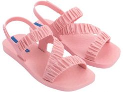 Sandały plażowe damskie Ipanema Go Fever Fem. Czerwone sandały Ipanema, bez wzorów, z gumy, bez obcasa, na płaskiej podeszwie, bez zapięcia. Za 67.99 zł.