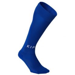 Skarpety do piłki nożnej Kipsta Essential. Niebieskie skarpetki KIPSTA, bez wzorów, z elastanu. Za 15.99 zł.