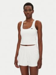 Under Armour Top Motion 6007656 Biały Slim Fit. Białe topy sportowe Under Armour, l, bez wzorów, z syntetyku, na fitness i siłownię. Za 109.99 zł.