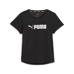 T-shirt treningowy damski PUMA Fit Logo Ultrabreathe. Białe t-shirty sportowe Puma, xs, bez wzorów, bez ramiączek, na fitness i siłownię. Za 75.99 zł.