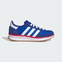 Buty RUN 70s 2.0. Niebieskie buty treningowe adidas, bez wzorów, bez zapięcia. Za 299.00 zł.