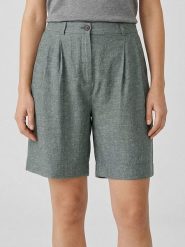 MOSS COPENHAGEN Bermudy "Viana" w kolorze zielonym rozmiar: S. Zielone szorty Moss Copenhagen, bez wzorów. Za 129.95 zł.