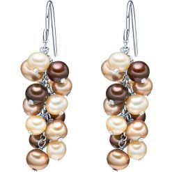 Valero Pearls Kolczyki wiszące z perłą srebro wysokiej próby Perła hodowlana słodkowodna srebrny 1 ct Damski. Szare kolczyki Valero Pearls, z perłą, srebrne. Za 279.99 zł.