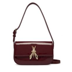 Torebka Patrizia Pepe. Brązowe listonoszki Patrizia Pepe, bez wzorów, bez dodatków. Za 1,219.00 zł.