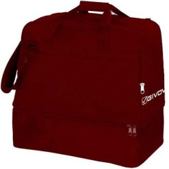 Torba sportowa Givova Revolution Big burgundowa. Czerwone torby podróżne Givova, bez wzorów, z materiału, na ramię. Za 81.58 zł.