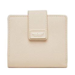 Portfel Nine West. Brązowe portfele Nine West, bez wzorów. Za 69.99 zł.