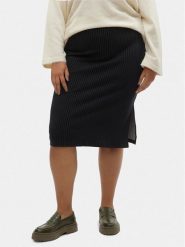 Vero Moda Curve Spódnica midi 10294911 Czarny Regular Fit. Czarne spódnice Vero Moda Curve, bez wzorów, z bawełny, midi. Za 69.99 zł.