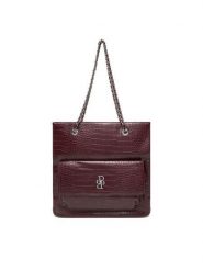 Badura Torebka C-ALANA-LDA7976 Bordowy. Czerwone torebki klasyczne Badura, bez wzorów, z materiału, bez dodatków. Za 279.99 zł.