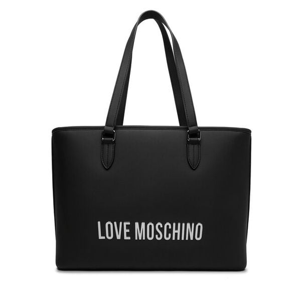 Torebka LOVE MOSCHINO. Czarne shopper bag Love Moschino, bez wzorów, bez dodatków. Za 849.99 zł.