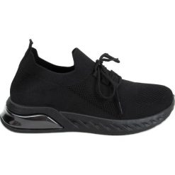 Buty sportowe skarpetkowe Salice Black czarne. Czarne buty treningowe INNA MARKA, bez wzorów, z tkaniny, bez zapięcia, na fitness i siłownię. Za 90.70 zł.