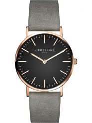 Liebeskind Zegarek kwarcowy w kolorze różowozłoto-szaro-czarnym rozmiar: onesize. Szare, analogowe zegarki Liebeskind, ze stali. Za 303.78 zł.