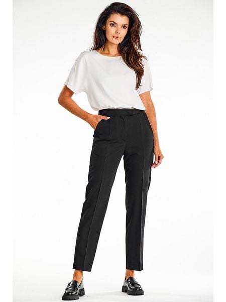 Awama Spodnie chino w kolorze czarnym rozmiar: XL. Czarne chinosy Awama, xl, bez wzorów. Za 179.64 zł.