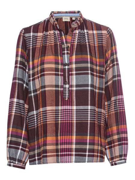 Camel Active Bluzka w kolorze czerwono-różowo-czarnym rozmiar: L. Czarne bluzki Camel Active, l, bez wzorów, bez kołnierzyka, bez ramiączek. Za 167.28 zł.