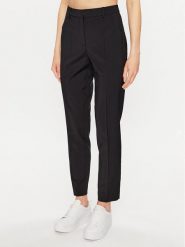Boss Chinosy 50490051 Czarny Regular Fit. Czarne chinosy Boss, bez wzorów, z wełny. Za 509.99 zł.