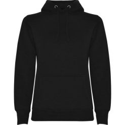 Bluza Z Kapturem Z Polibawełny Dla Kobiet. Czarne bluzy ROLY, l, bez wzorów, bez ramiączek, z kapturem. Za 97.99 zł.
