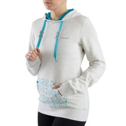 Bluza turystyczna damska Viking Laxa Bamboo z kapturem. Szare bluzy Viking, l, bez wzorów, sportowe, bez ramiączek, z kapturem. W wyprzedaży za 126.49 zł.