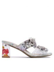 Laura Vita Klapki Lucieo 32 Beżowy. Brązowe klapki LAURA VITA, bez wzorów, ze skóry, bez obcasa, bez zapięcia. Za 399.99 zł.